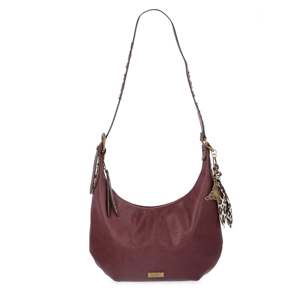 Jessica Simpson Daphne Faux Leather Hobo Handbag